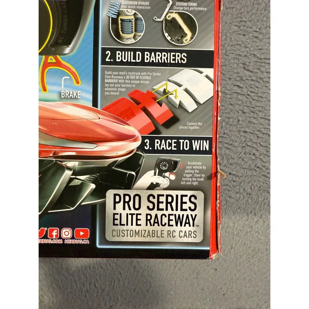 HEXBUG MODS RC Tuner‎ Car Pro Series Elite Raceway Customizable 150+ Pcs